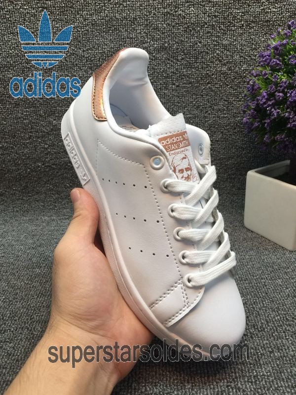 adidas stan smith rose gold femme